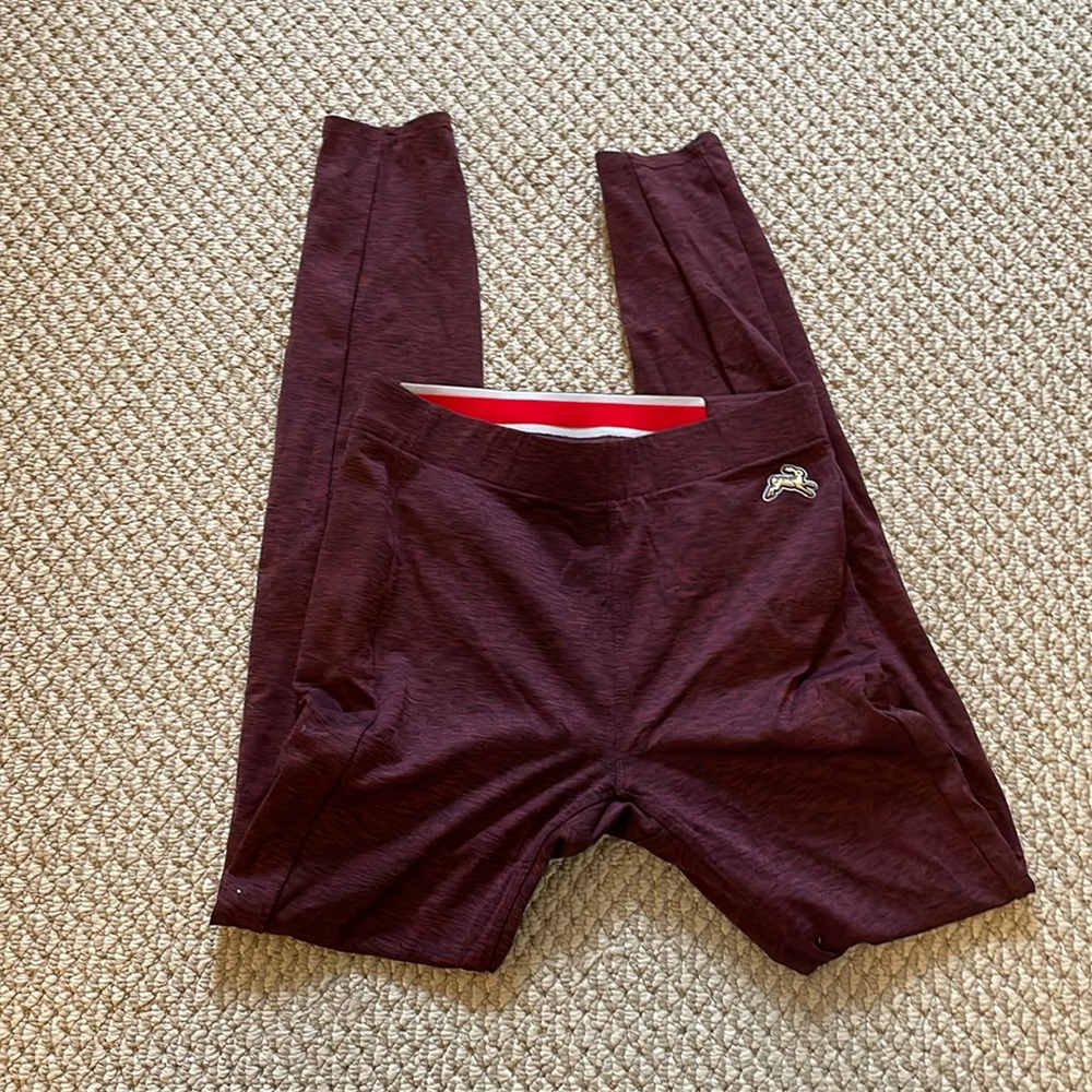 Tracksmith Session Long Tights Women's Medium Color Burgundy